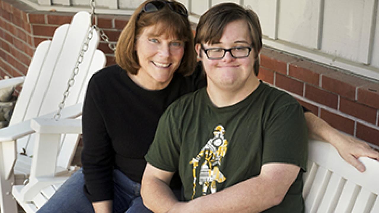 Beth Foraker and her son Patrick