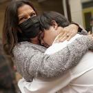 redwood seed scholar hugging parent