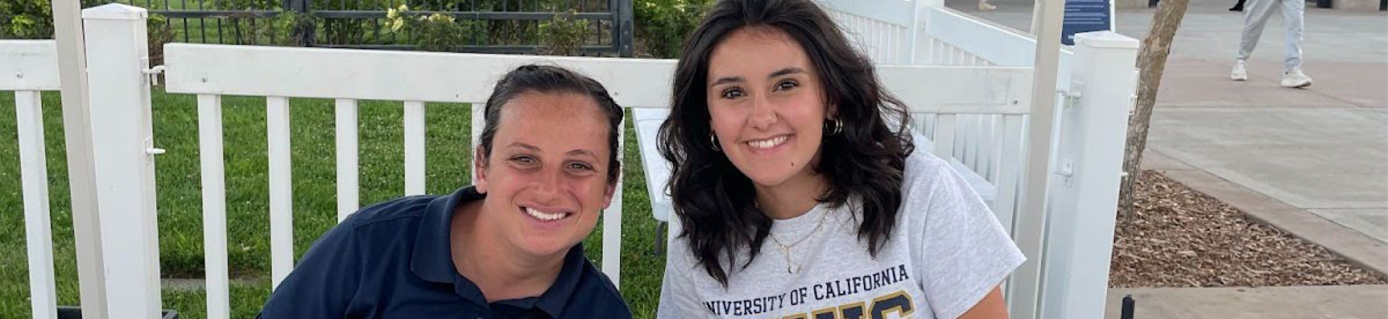 student with their employment mentor